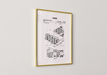 Chess Patent Poster