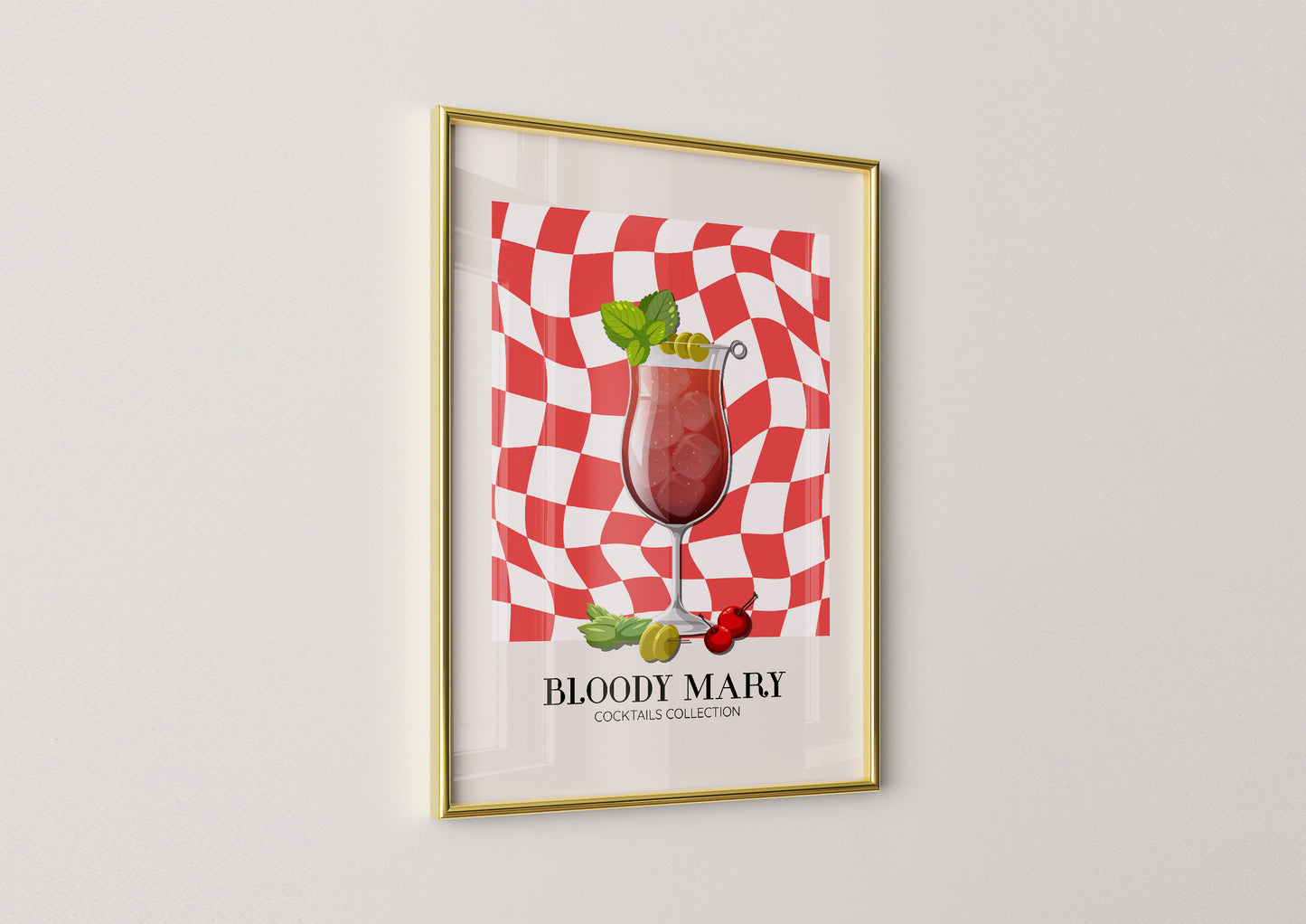 Kitchen -Bloody Mary- Cocktail Poster