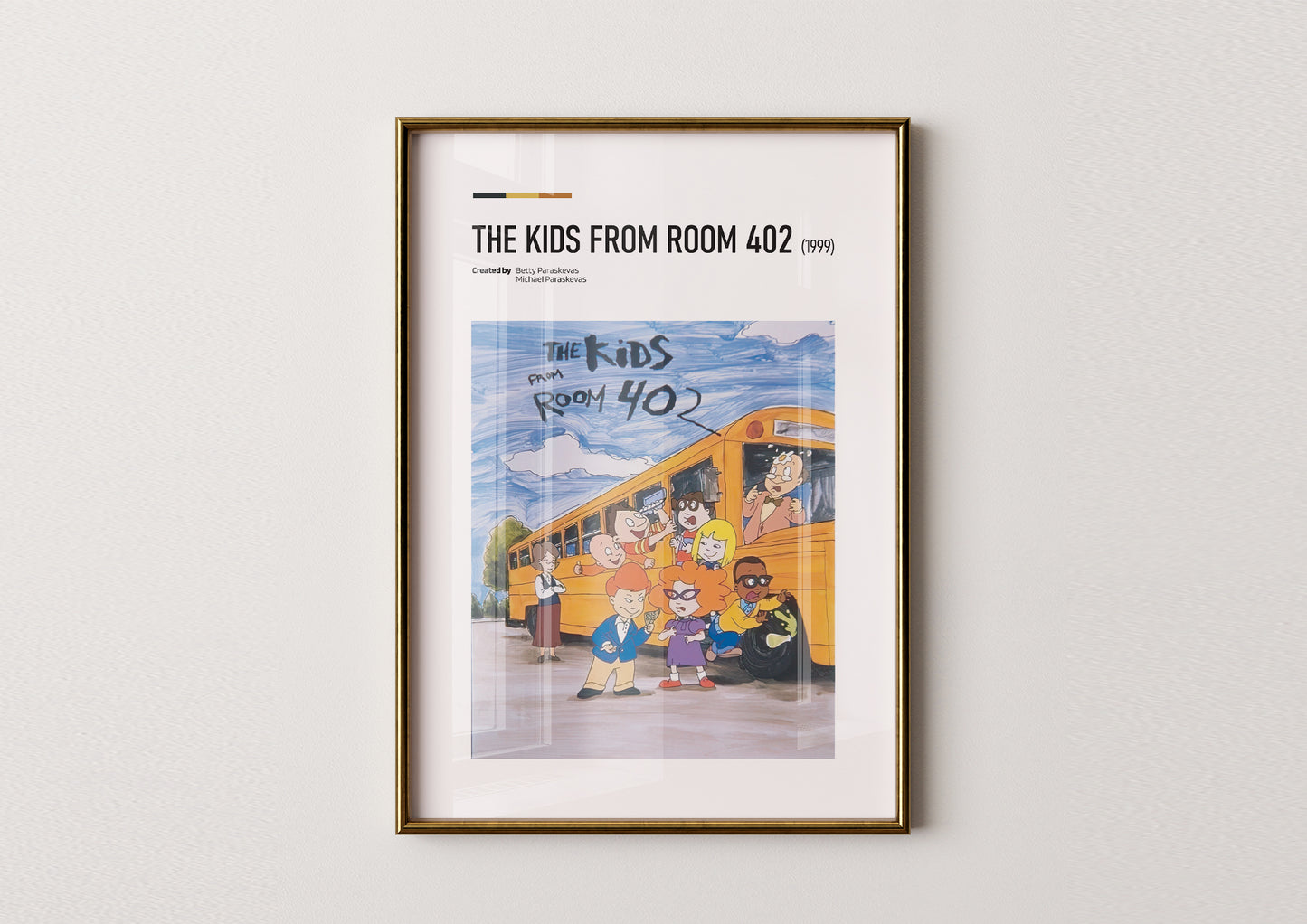 The Kids From Room 402 Cartoon Poster