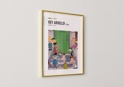 Hey Arnold Cartoon Poster