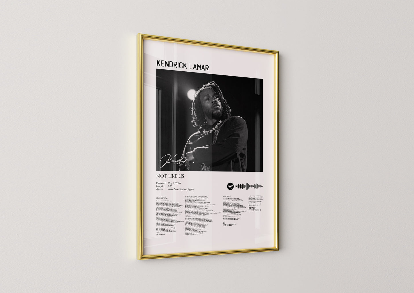 Kendrick Lamar Poster