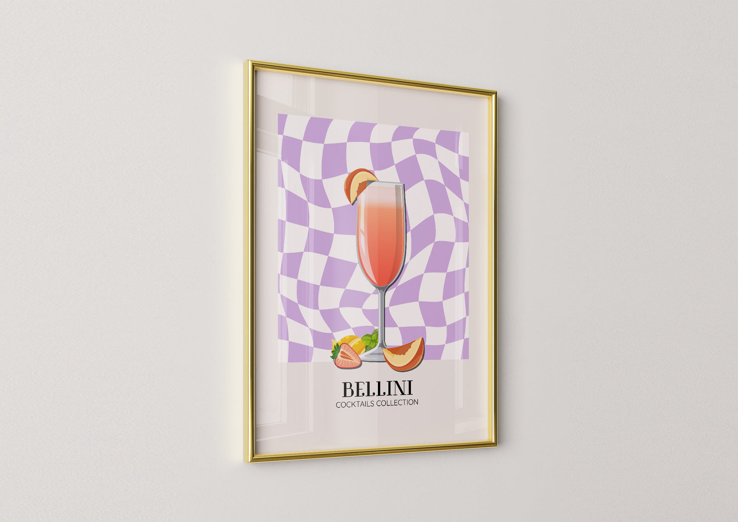 Kitchen -Bellini- Cocktail Poster