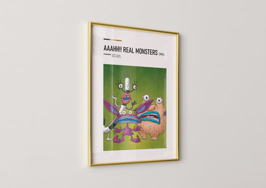 Aah! Real Monsters Cartoon Poster