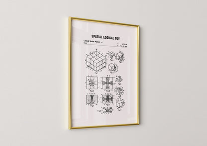 Spatial Logical Toy Patent Poster