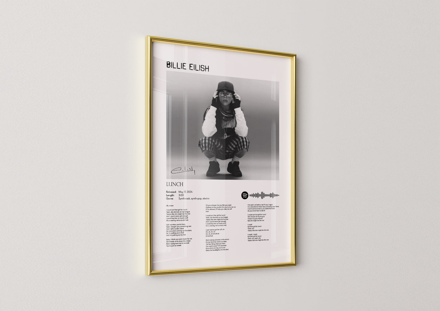 Billie Ellish Poster