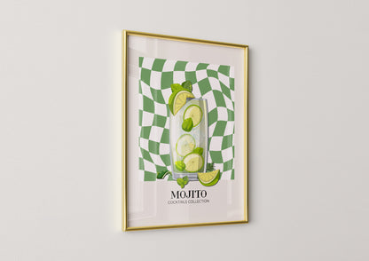 Kitchen -Mojito- Cocktail Poster