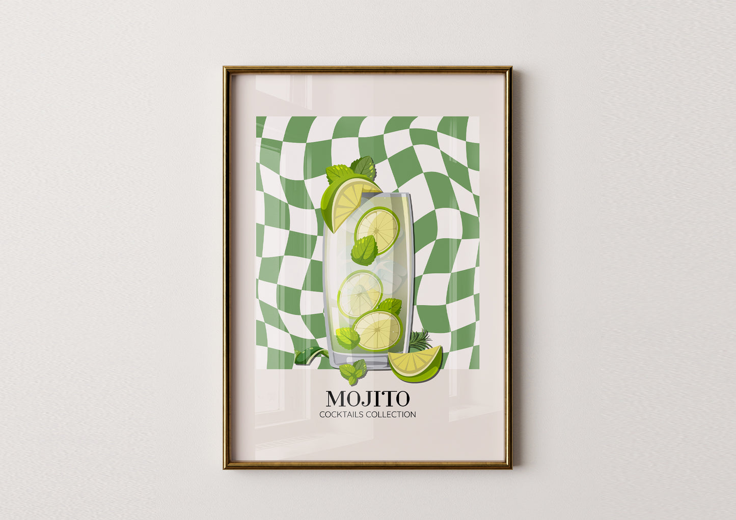 Kitchen -Mojito- Cocktail Poster