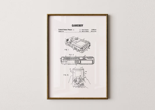 Gameboy Patent Poster