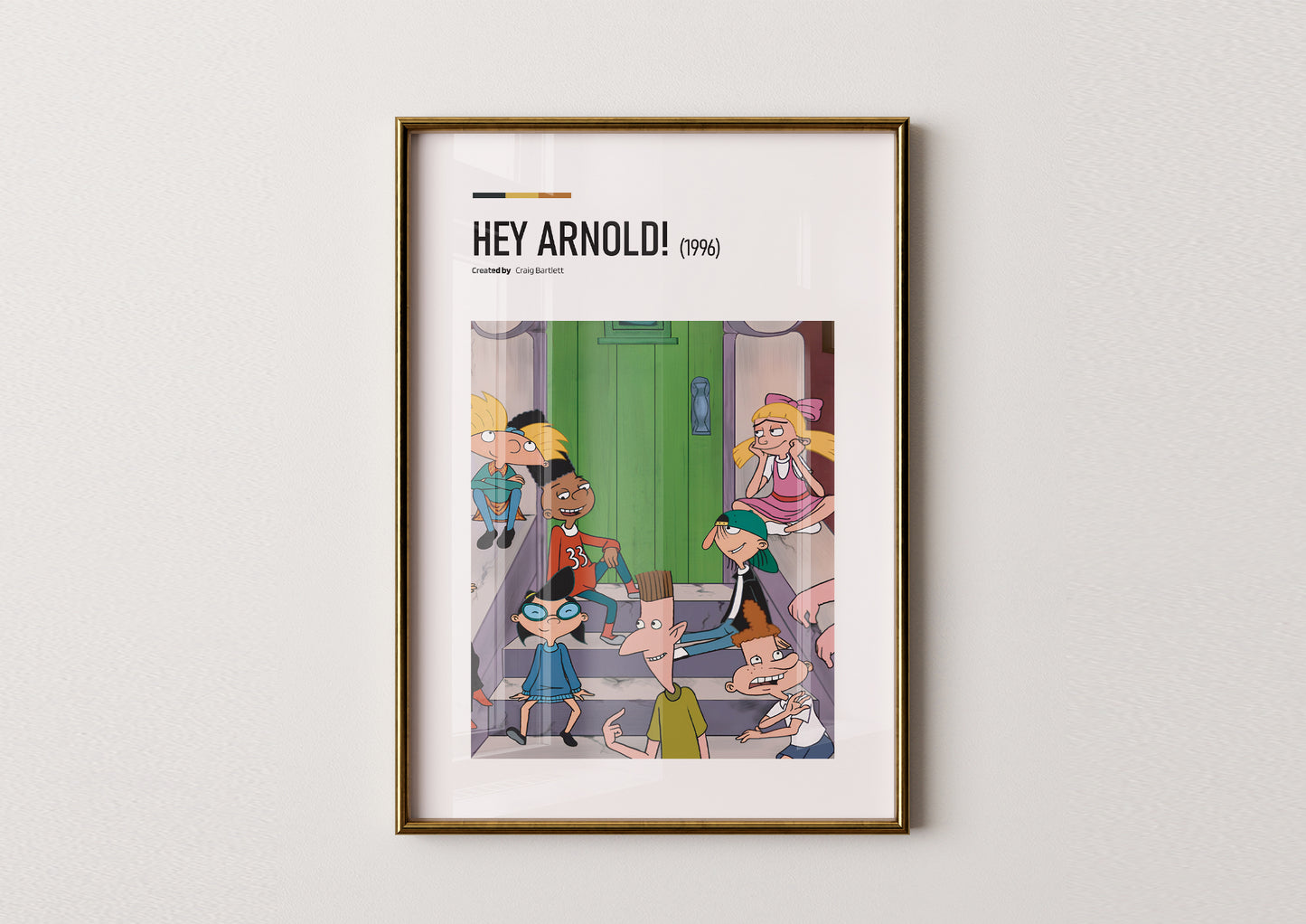 Hey Arnold Cartoon Poster