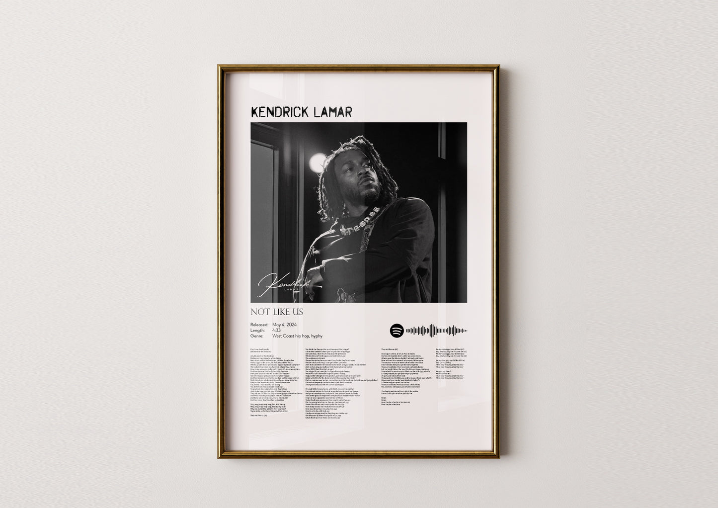 Kendrick Lamar Poster