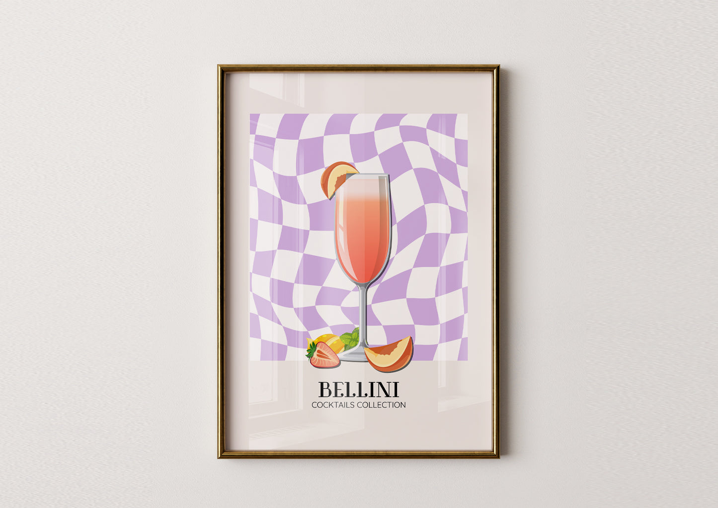 Kitchen -Bellini- Cocktail Poster