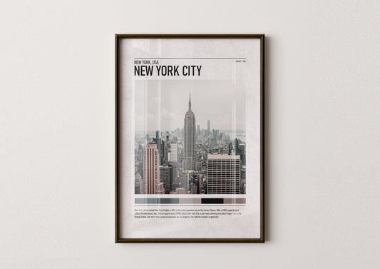 New York City Poster