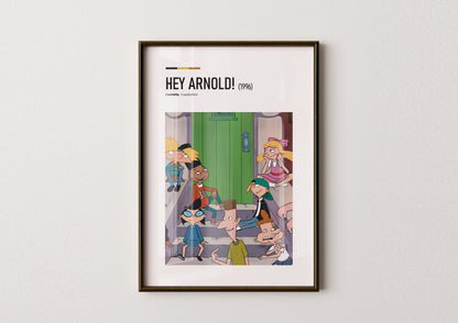 Hey Arnold Cartoon Poster