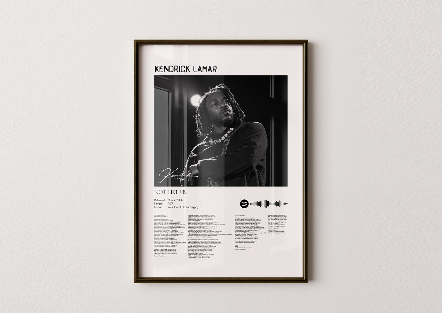 Kendrick Lamar Poster