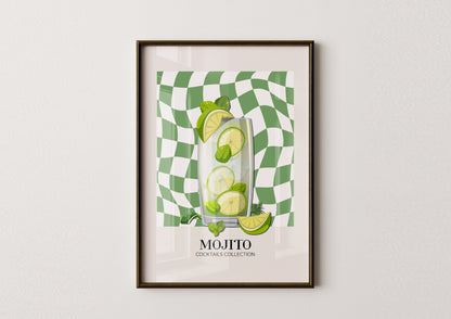 Kitchen -Mojito- Cocktail Poster