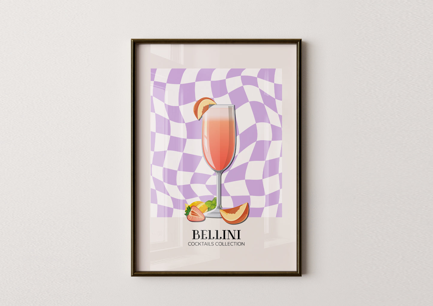 Kitchen -Bellini- Cocktail Poster