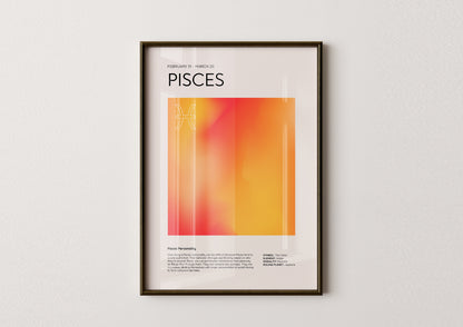 Pisces Aesthetic Poster