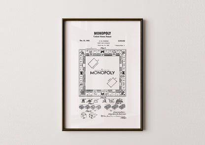 Monopoly Patent Poster