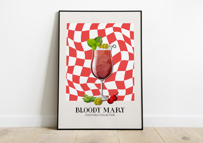 Kitchen -Bloody Mary- Cocktail Poster