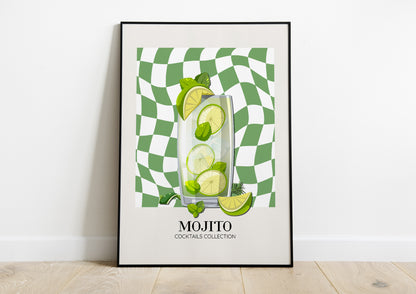 Kitchen -Mojito- Cocktail Poster