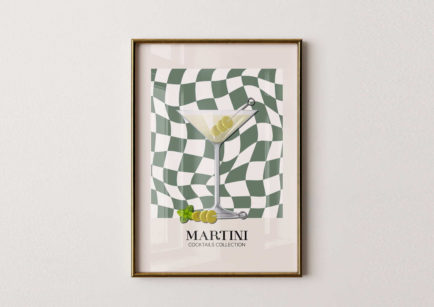 Kitchen -Martini- Cocktail Poster