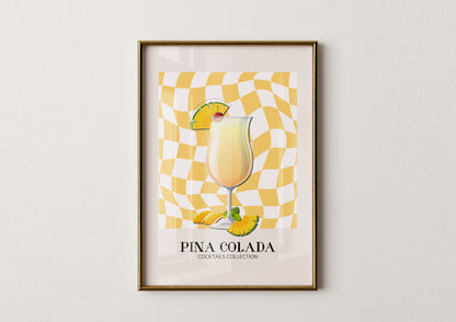 Kitchen -Pina Colada- Cocktail Poster