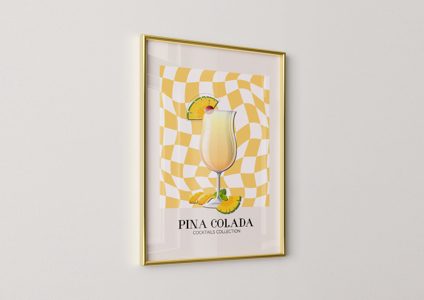 Kitchen -Pina Colada- Cocktail Poster