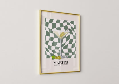 Kitchen -Martini- Cocktail Poster