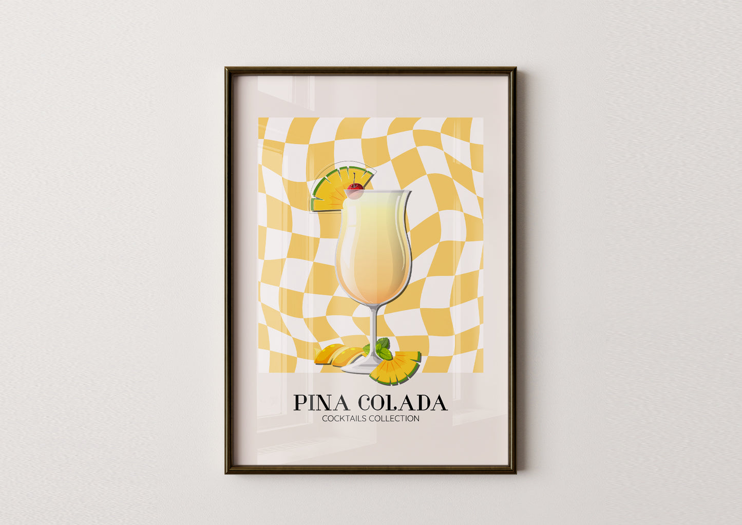 Kitchen -Pina Colada- Cocktail Poster