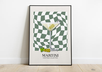 Kitchen -Martini- Cocktail Poster