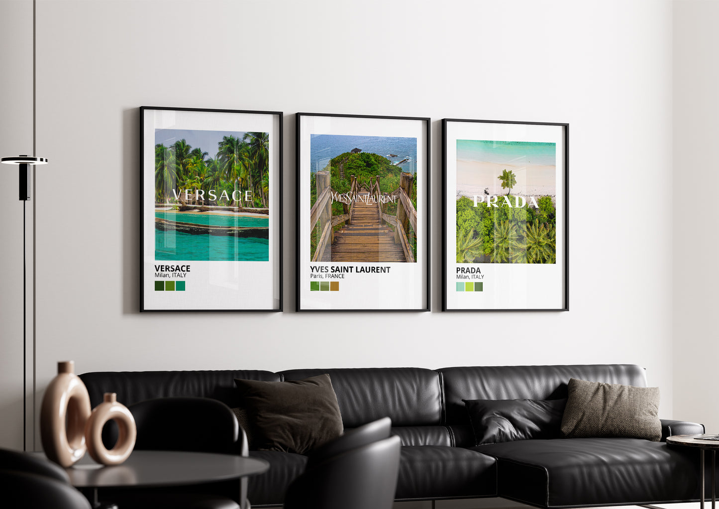 Luxury-Inspired Poster Set of 3