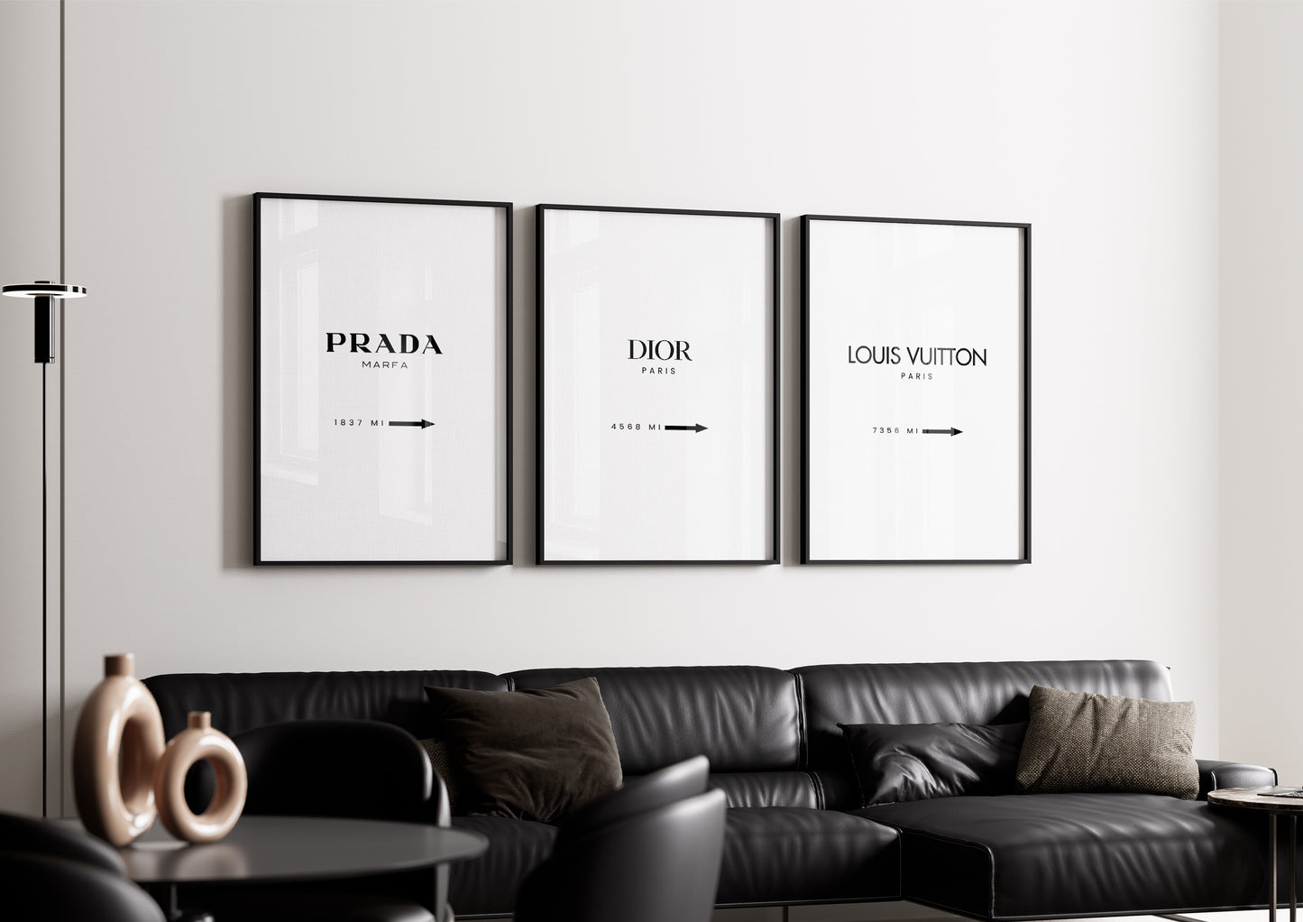 Luxury-Inspired Poster Set of 3