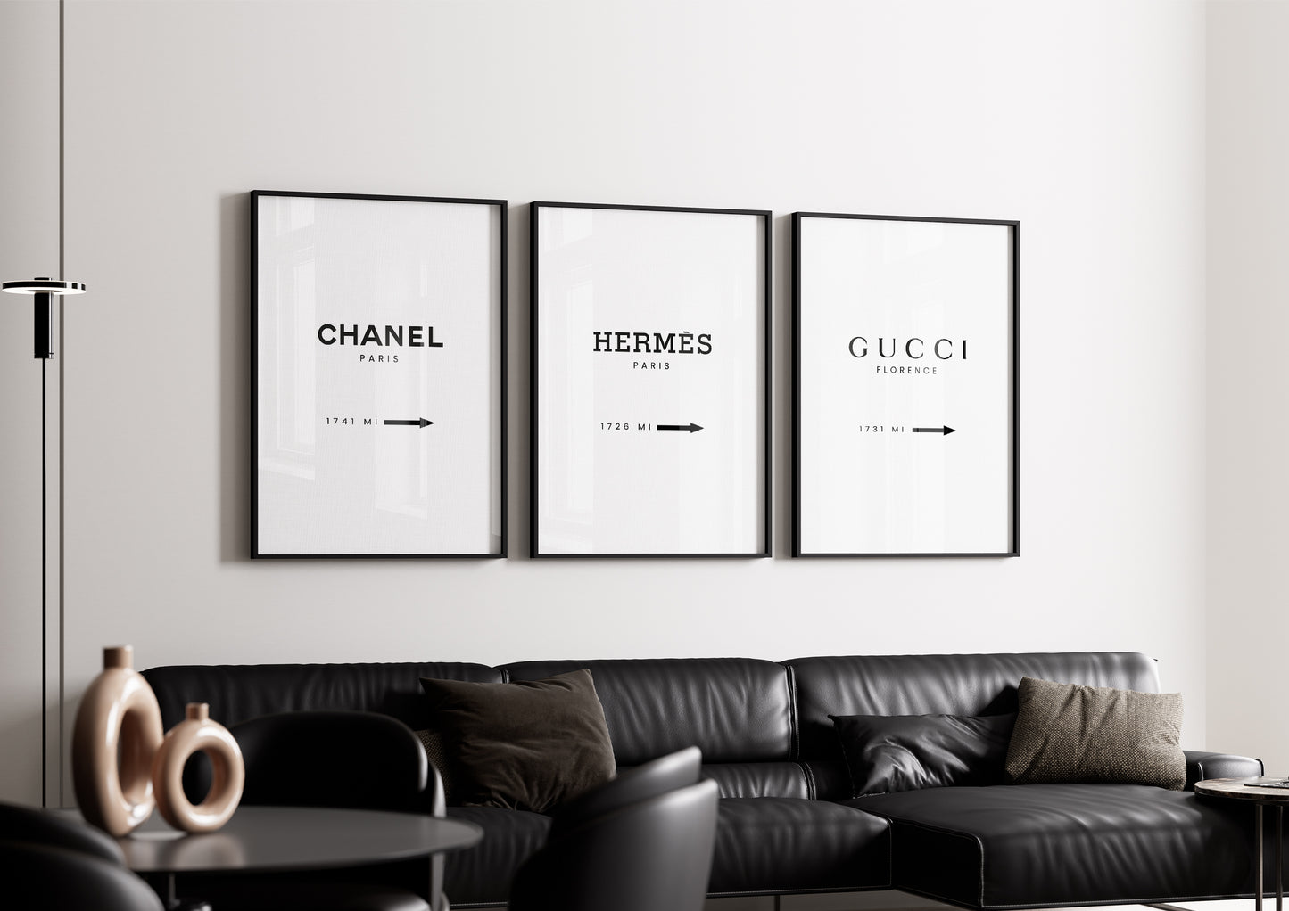 Luxury-Inspired Poster Set of 3