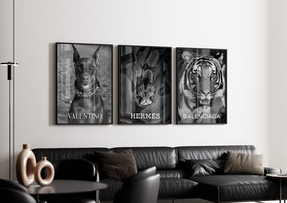 Luxury-Inspired Poster Set of 3