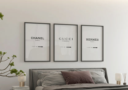 Luxury-Inspired Poster Set of 3