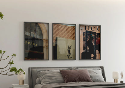 Luxury-Inspired Poster Set of 3