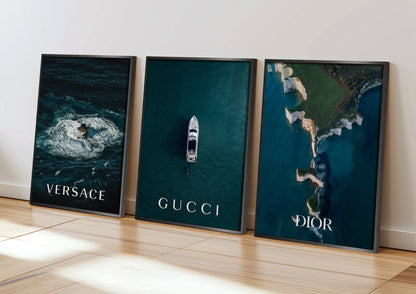 Luxury-Inspired Poster Set of 3