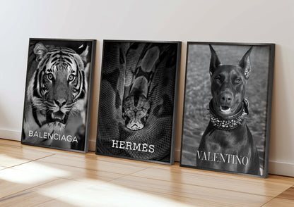 Luxury-Inspired Poster Set of 3