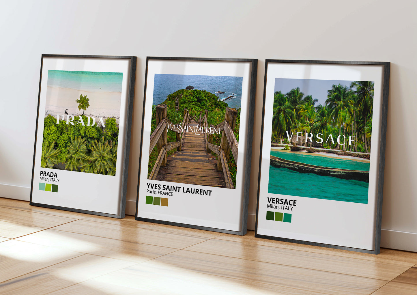 Luxury-Inspired Poster Set of 3