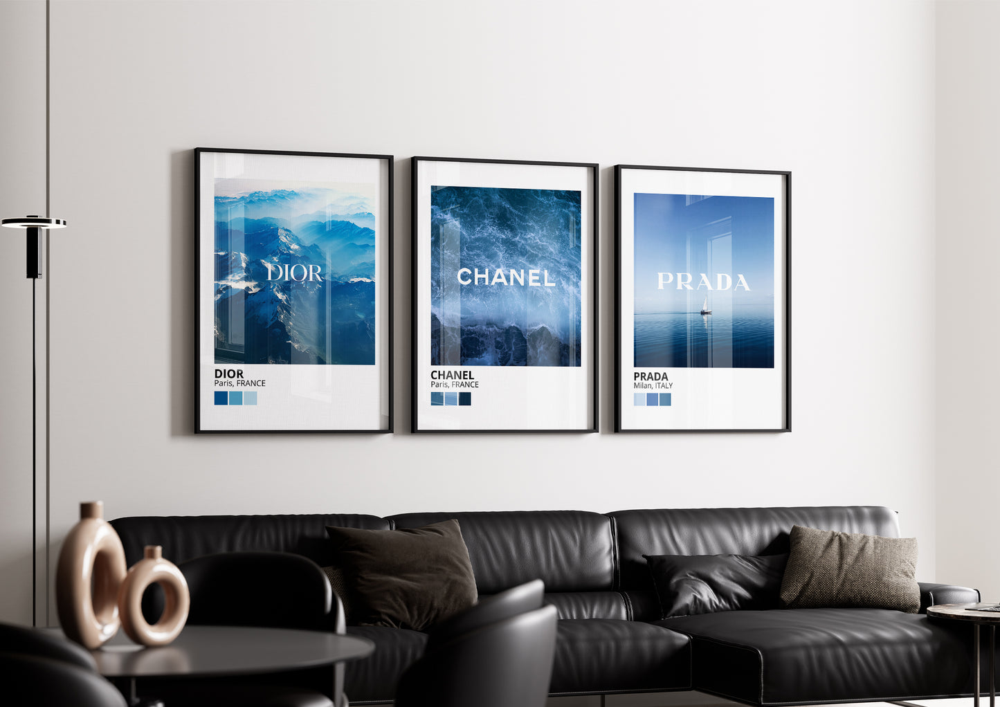 Luxury-Inspired Poster Set of 3