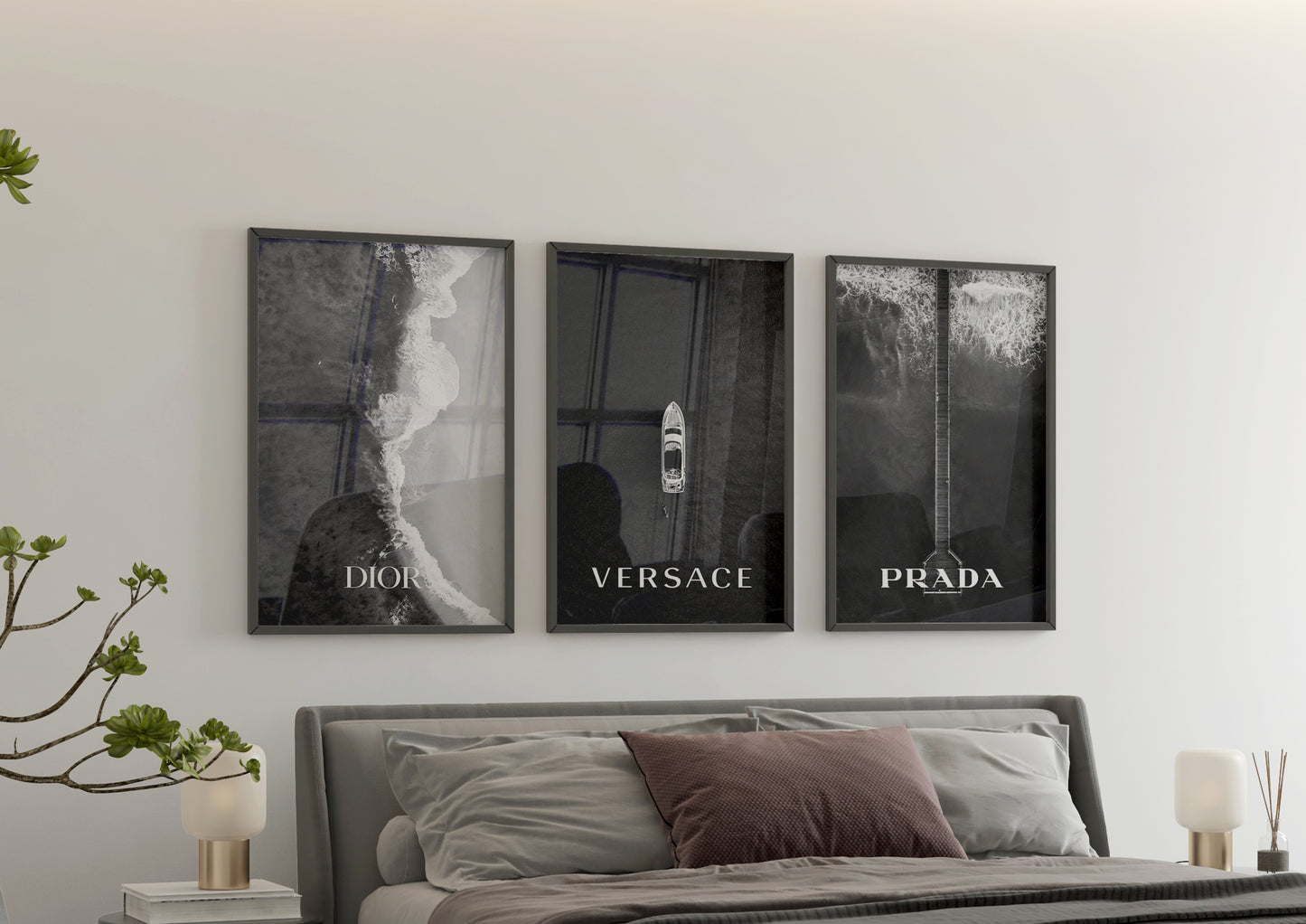 Luxury-Inspired Poster Set of 3