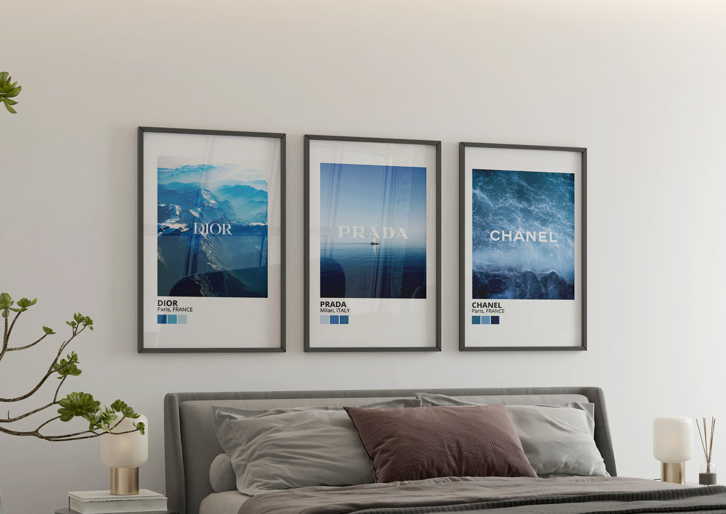 Luxury-Inspired Poster Set of 3