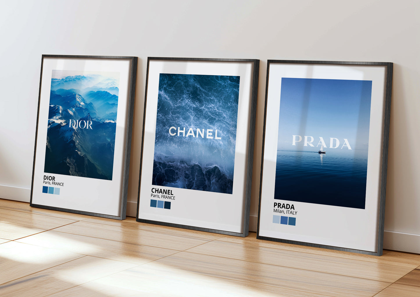 Luxury-Inspired Poster Set of 3