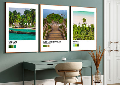 Luxury-Inspired Poster Set of 3