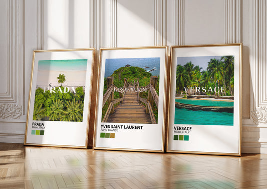 Luxury-Inspired Poster Set of 3