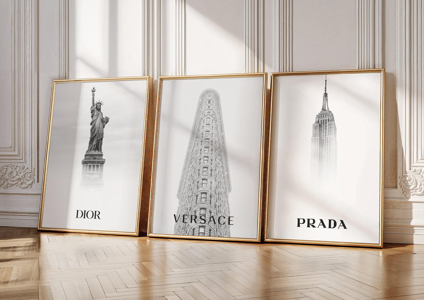 Luxury-Inspired Poster Set of 3