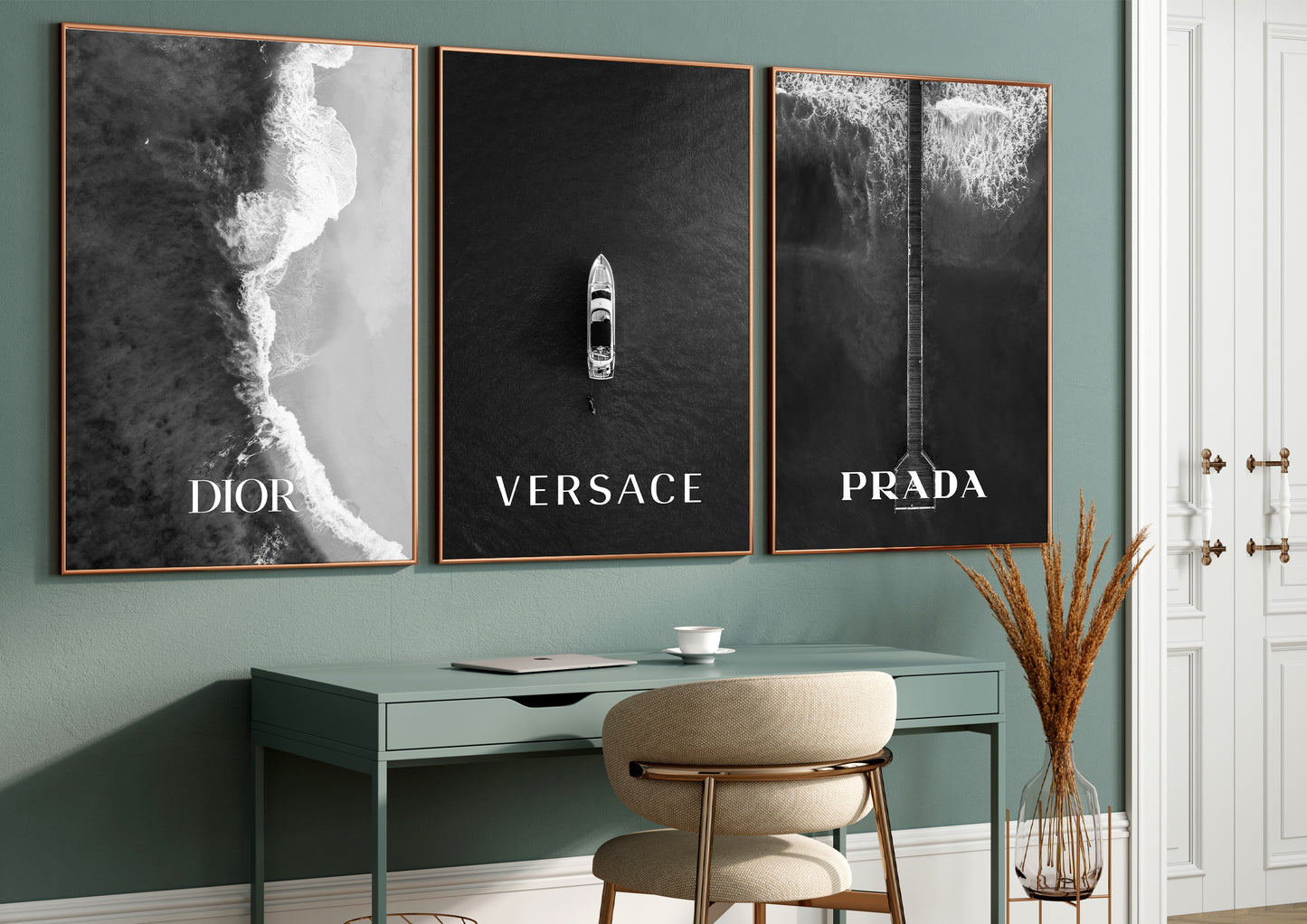 Luxury-Inspired Poster Set of 3