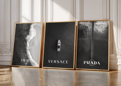 Luxury-Inspired Poster Set of 3