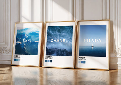 Luxury-Inspired Poster Set of 3