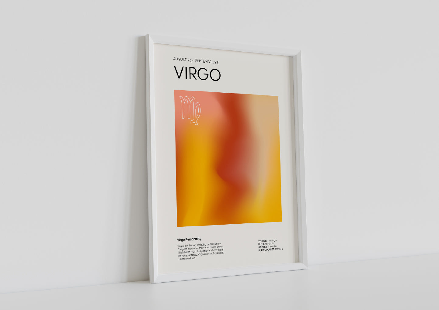 Virgo Aesthetic Poster